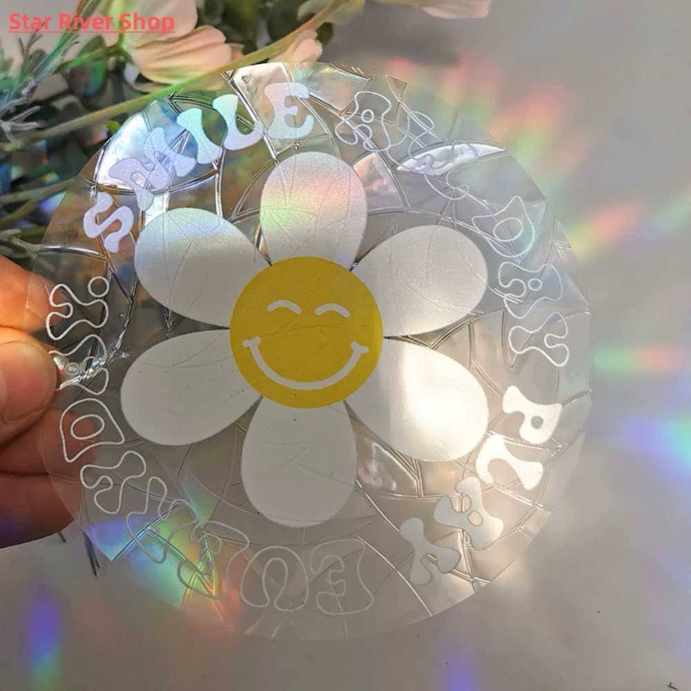 썬캐쳐 Suncatcher DIY 필름 장식 붙이는 겨울 유리창 구름 민화샵 - 상세 이미지 4