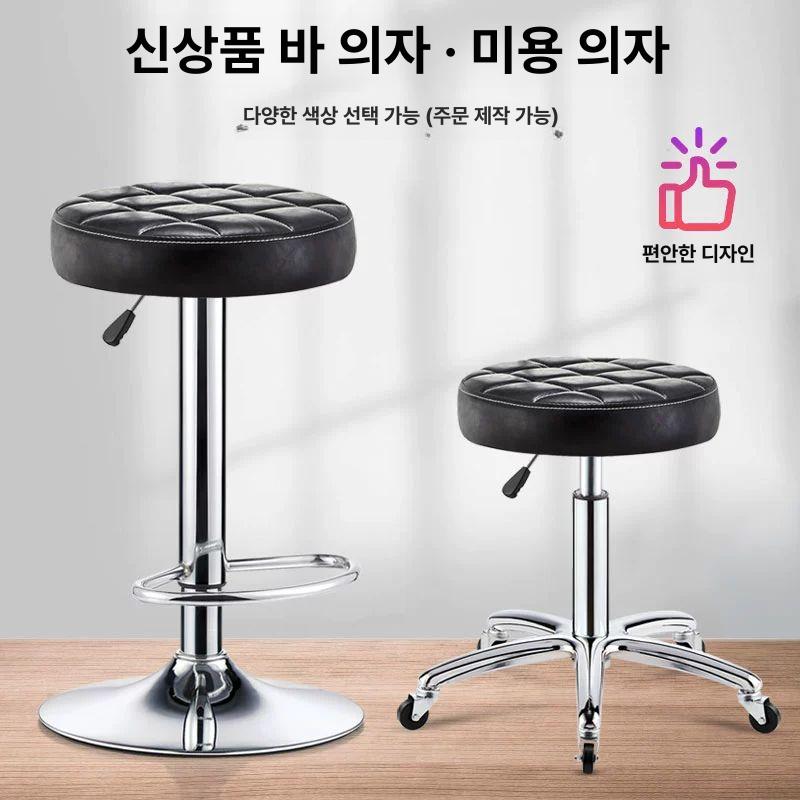 등받이 바의자 원형 높이조절 체어 바스툴 - 상세 이미지 2