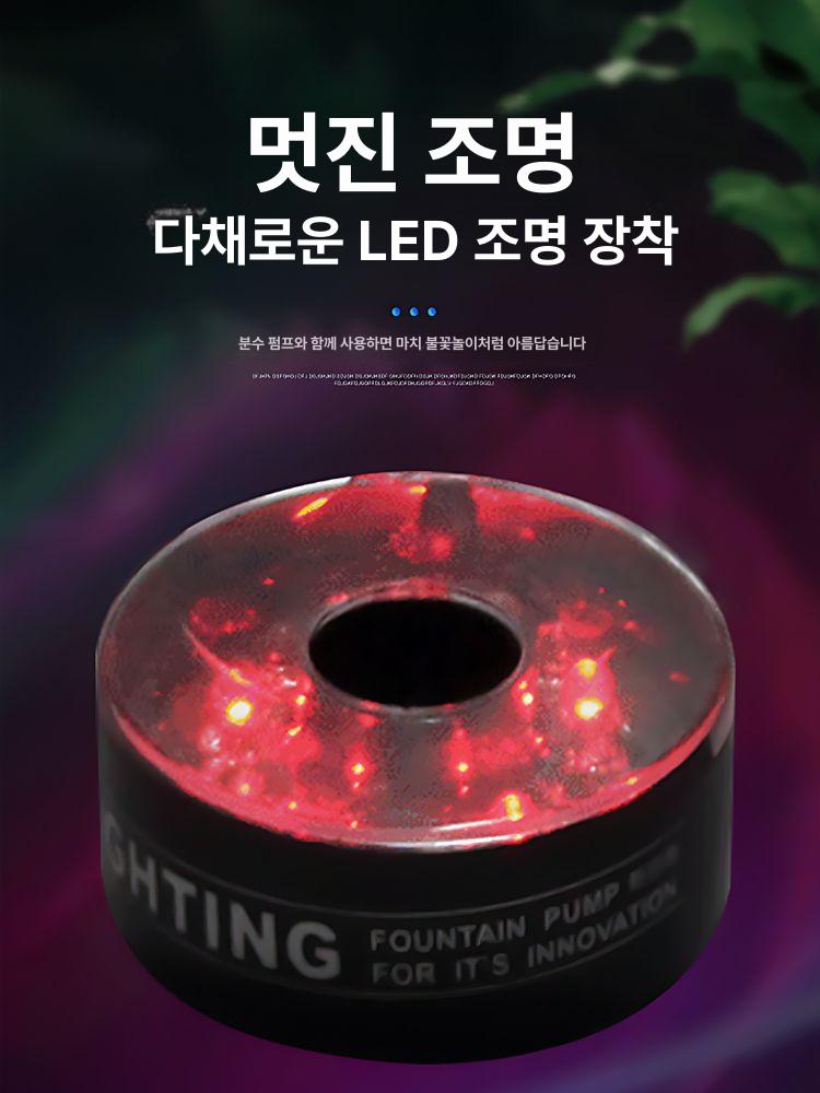 미니 분수대 실내 벽천 인테리어 바닥등 거실 인공폭포 개업선물 물멍 조경용 집들이 - 상세 이미지 3