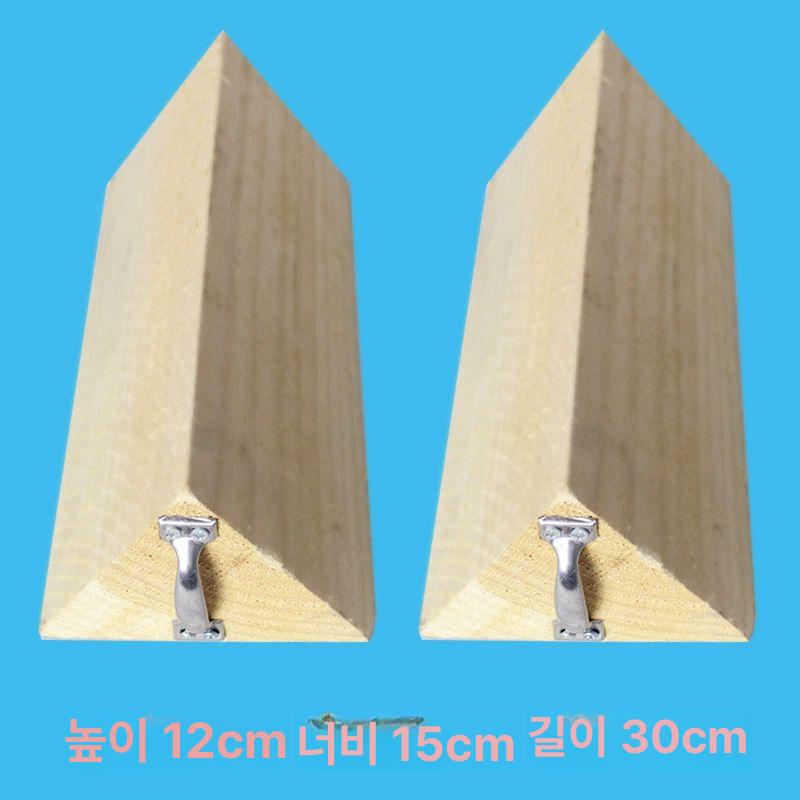 나무 받침목 우드 대형차 스톱 고임목 차량 고정블럭 블록 목재 주차 밀림방지 버팀목 - 상세 이미지 4