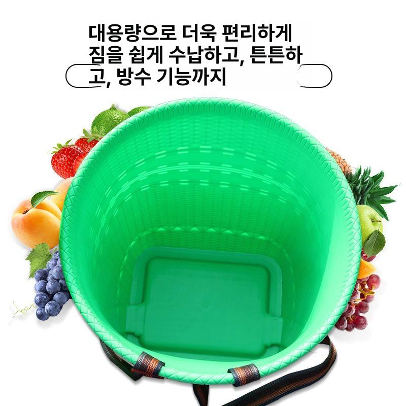 배낭 수확가방 대형 작업가방 바구니 광주리 채집통 백팩 텃밭 농작물 따기 나물 농장 - 상세 이미지 4