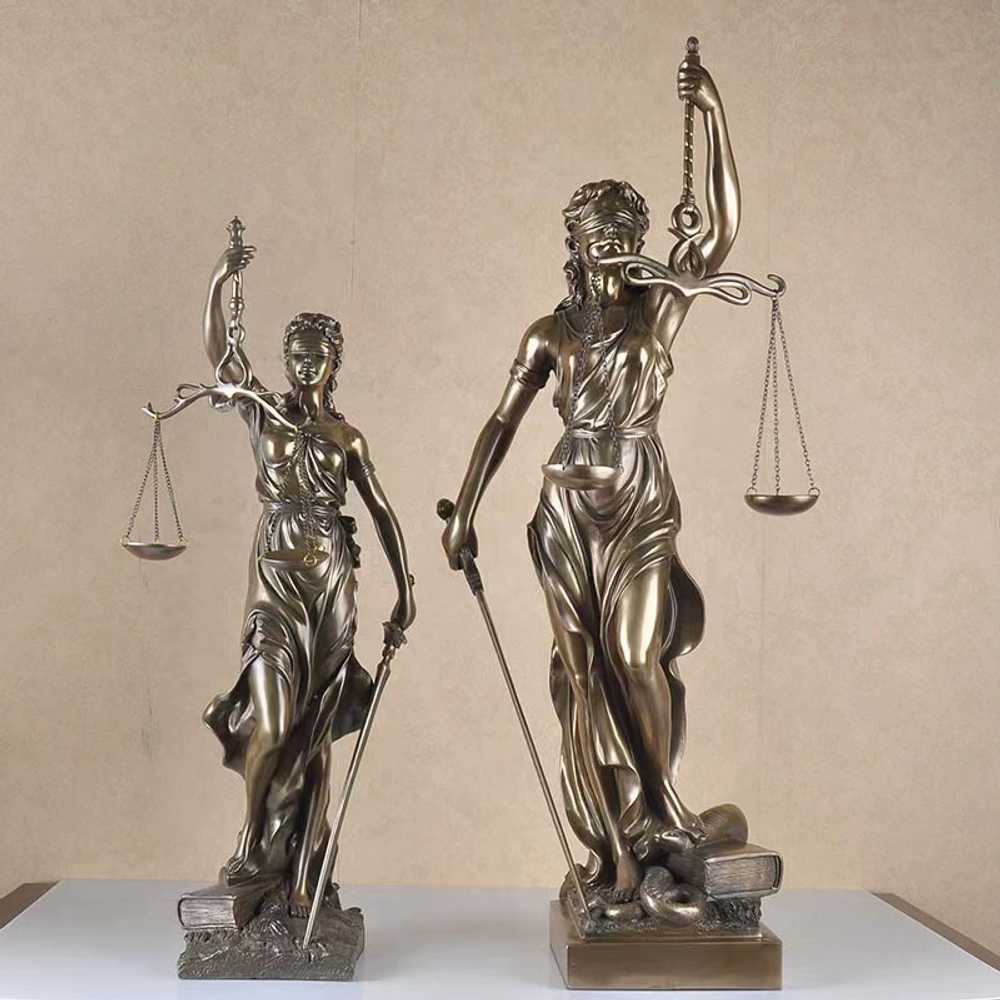 정의의여신상 변호사 장식품 인사이동 풍수 사무실 엔틱 로펌 개업선물 정의여신상 - 상세 이미지 2