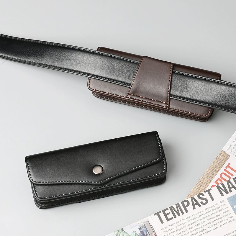 휴대용 돋보기 노안경 보관함 케이스 가죽 벨트형 - 상세 이미지 2