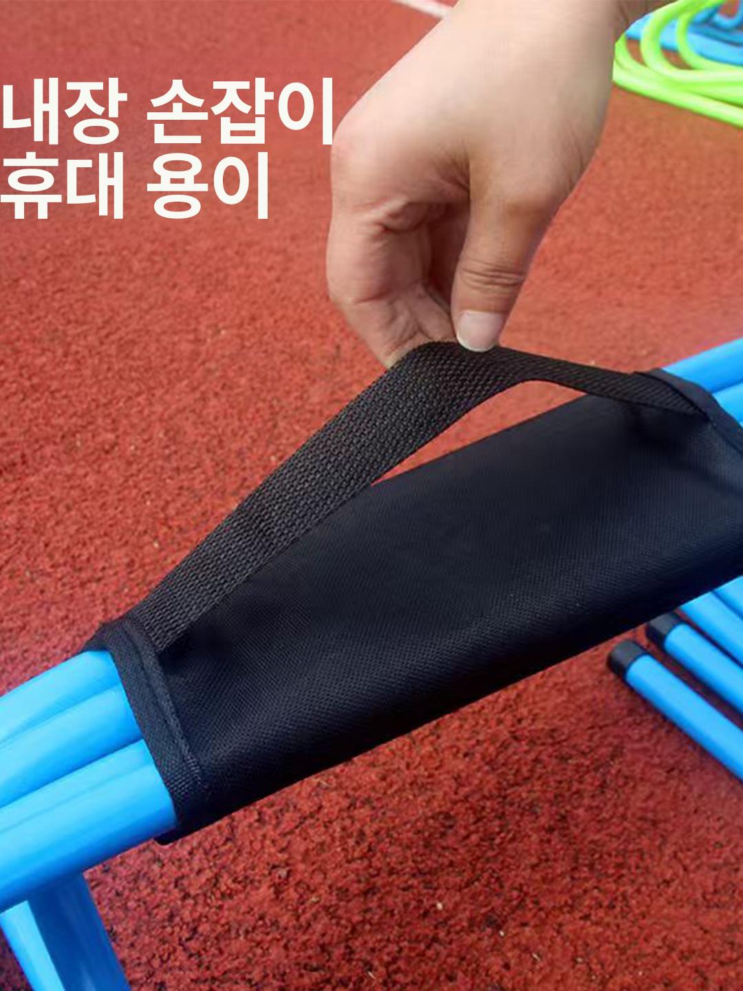 프로 허들 훈련용품 축구 두꺼운 그린 접시콘 오렌지 사다리 학교 체육교구 기본 옐로우 - 상세 이미지 4
