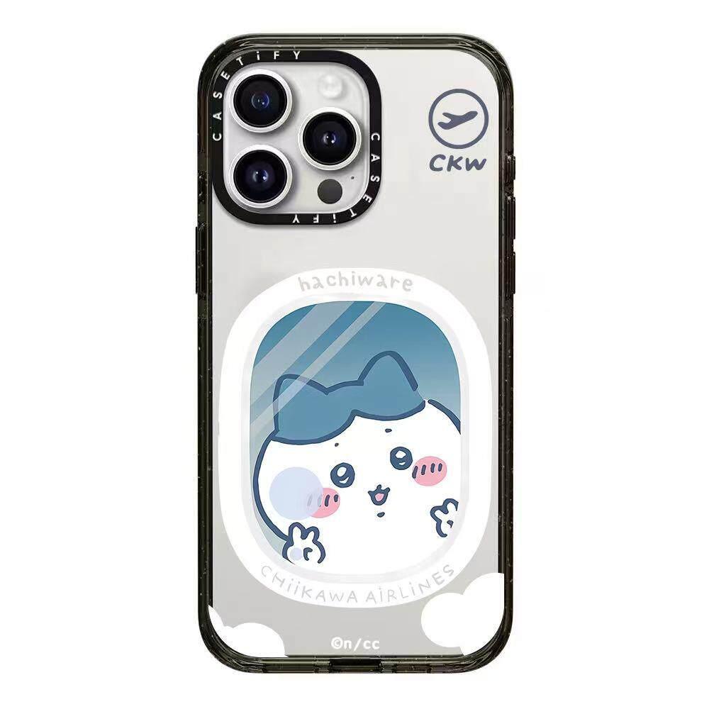 치이카와 아이폰 케이스 17 16 프로 맥스 스마트폰 낙하 방지 전체 보호 먼작귀 폰케이스 우사치 iPhone 17 Pro Max - 상세 이미지 5