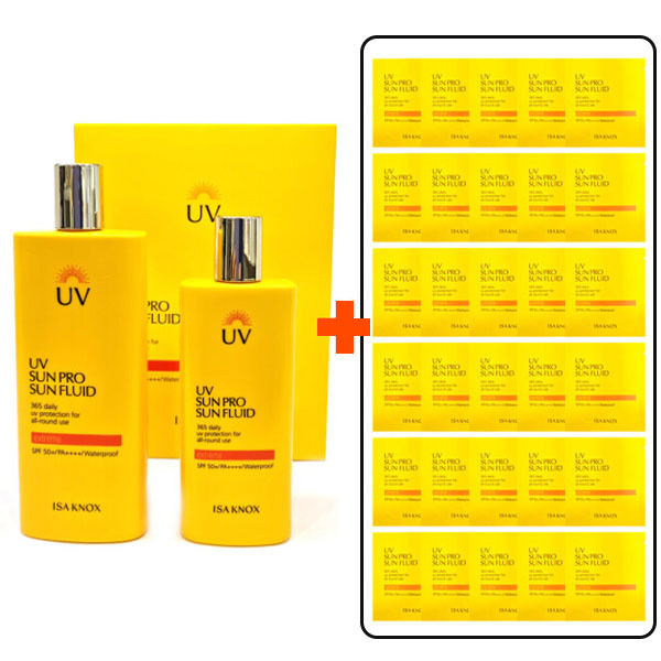 이자녹스 UV 선프로 365 익스트림 선플루이드 100ml+70ml 기획세트 / 샤섀 추가