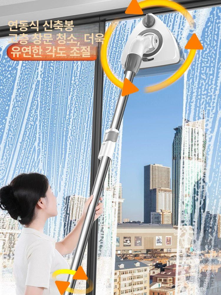 자석창문닦이 유리창 청소기 고층 외창 베란다 청소도구 - 상세 이미지 5