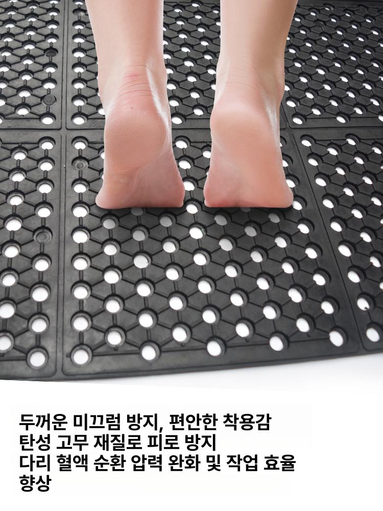상호 간편한설치 미끄럼방지패드 식당미끄럼방지 버클형 상가미끄럼방지 적색 업소용 - 상세 이미지 4