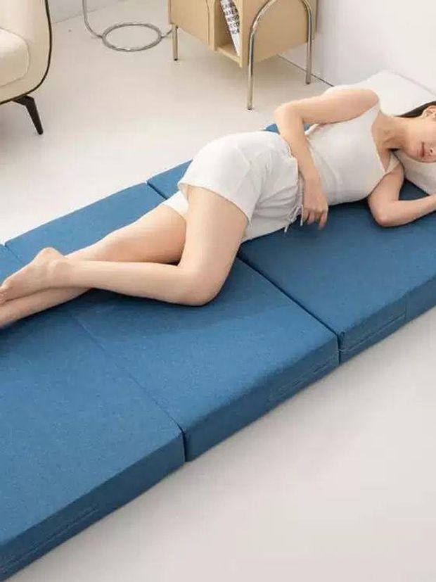 원룸 토퍼매트리스 허리에좋은 손님용 수면매트 멀티싱글 접는 단단한 에어코일 - 상세 이미지 5