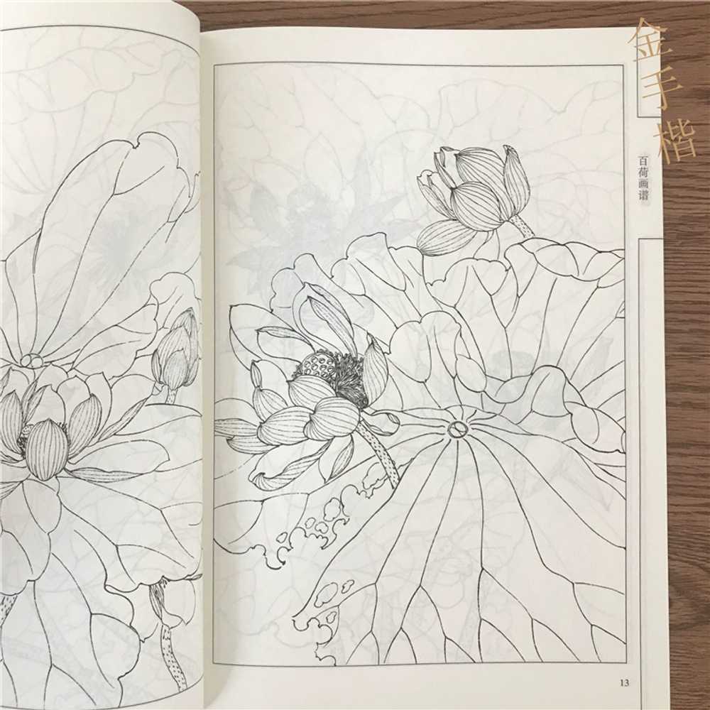 그리기 취미 색칠 민화 도안 초보자 컬러사진 연습 추가 참고 초안 액자 미참조 - 상세 이미지 4