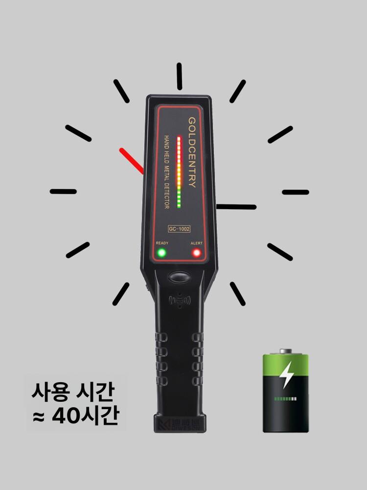 금속 탐지기 고감도 휴대용 찾기 고정밀 보안 금속탐지기 핀 포인터 디스플레이 전문 스캐너 - 상세 이미지 2