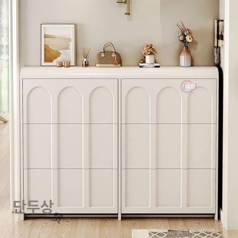 현관 틈새신발장 신발정리대 슬림신발장 간이 정리함 신발수납장 오픈형 보관함 - 상세 이미지 5