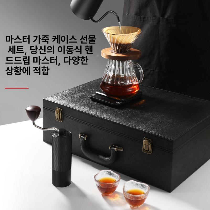드립커피 커피드립세트 알루미늄 캠핑용 클래식 여행용 핸드드립세트 포트 가정용 - 상세 이미지 2