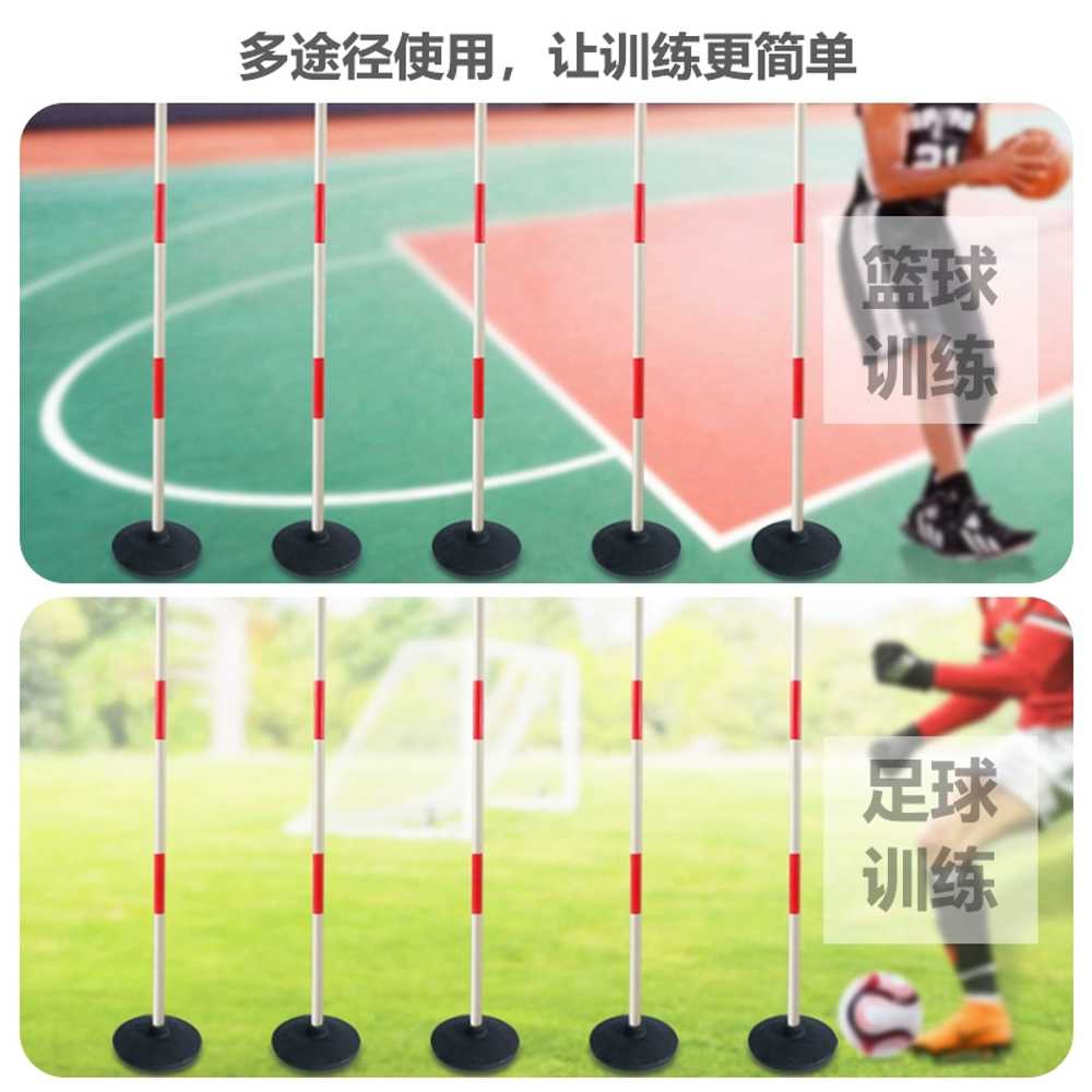 장애물 실내외 체육 초보자 스탠드 드리블훈련 축구훈련 연습 축구드리블 훈련용품 - 상세 이미지 3
