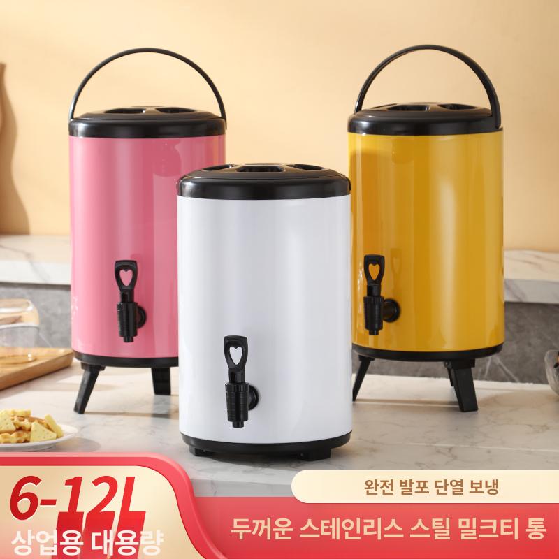 대형 물통 업소용 식당 대용량 물병 사각 농업용 가정용 물탱크 저장 스텐 양동이 냄비 - 상세 이미지 2