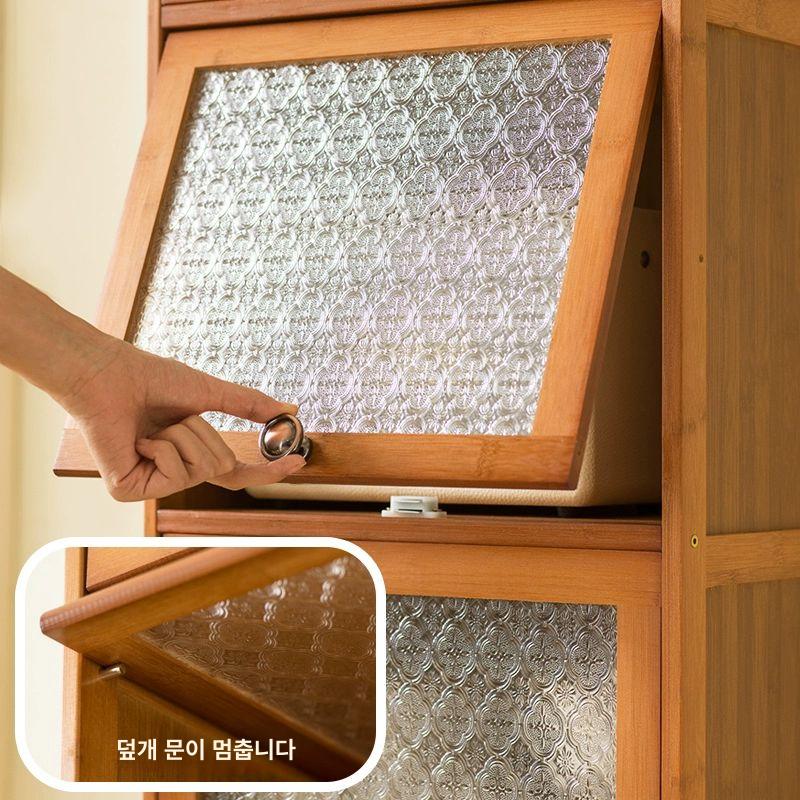 폭좁은수납장 틈새장 슬림선반 원목 거실 주방 베란다 낮은 수납 얇은장 - 상세 이미지 4
