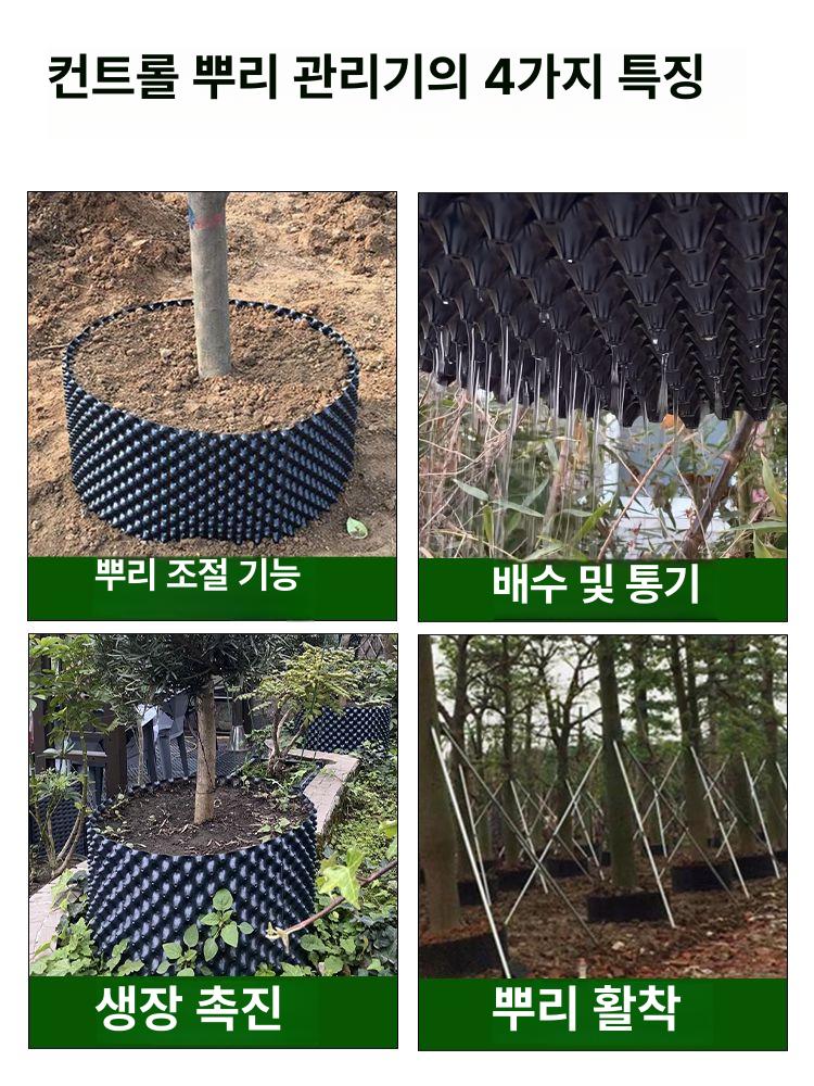 뾰족 화분 대형 플라스틱 분재 배수판 베란다 정원 용기 화초 식물 재배 - 상세 이미지 4