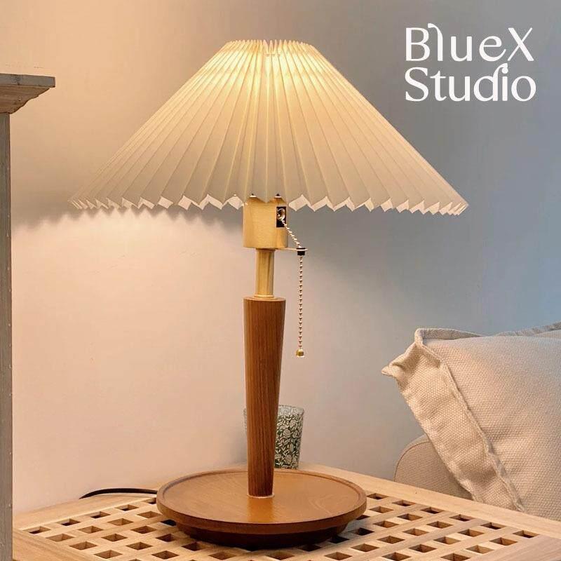 빈티지 조명 우드 인테리어 모던 전등 유리 단스탠드 전구 북유럽 카페 전구배송안함 대나무 - 상세 이미지 2