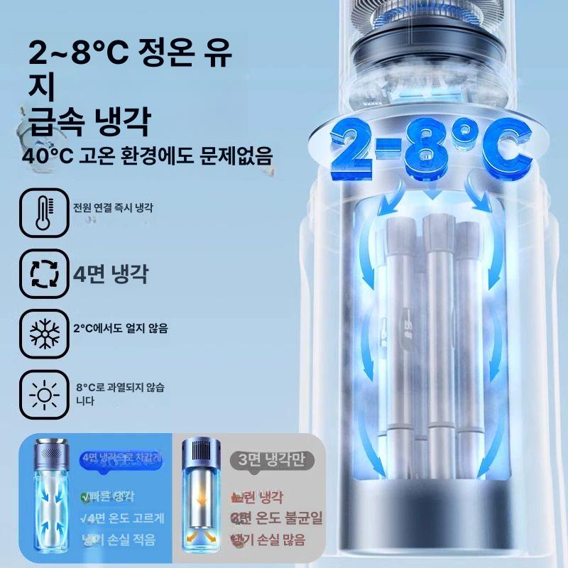 휴대용 약품냉장고 인슐린 미니 의약품 쿨러 약품함 약품보관함 보냉함 여행 보냉박스 - 상세 이미지 3