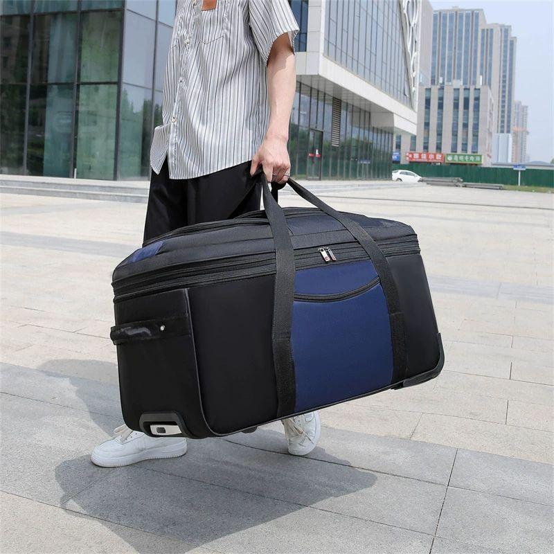 출장 소프트캐리어 기내용 이민용 튼튼한 여행용 확장형 대형캐리어 짐 해외 천 - 상세 이미지 4