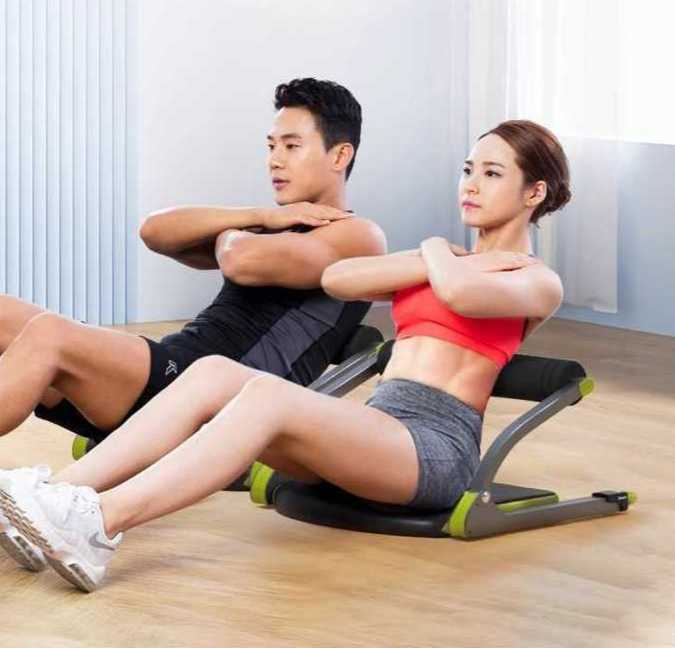 싯업바 반자동 벤치 보조 홈트레이닝 휘트니스 실내 복근운동 다이어트 - 상품 이미지