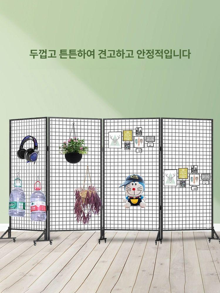 접이식 스탠드 진열대 전시회 전시대 작품 칸막이 가벽 가림막 휀스 유치원 - 상세 이미지 4