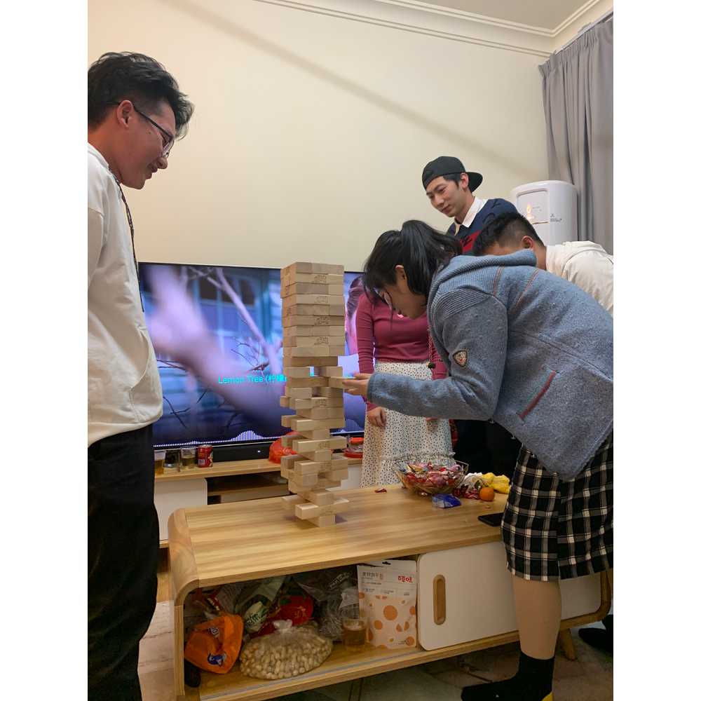 대형 젠가 탑쌓기 회사 이벤트 가족 파티 야유회 소품 레크레이션 체스 블록 잰가 - 상세 이미지 3