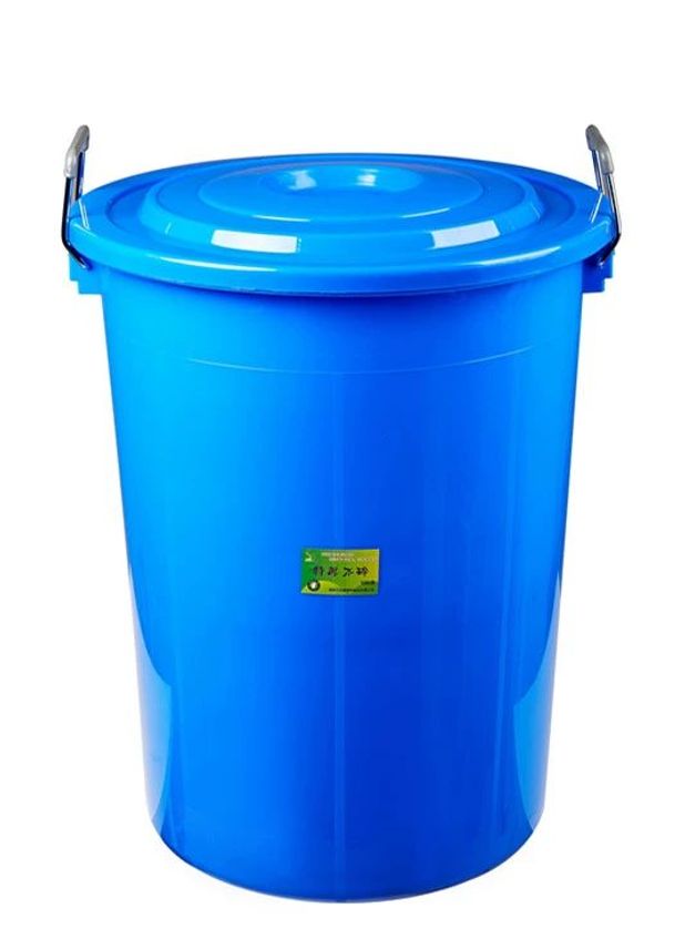 대형 플라스틱통 원통 100l 양동이 기름통 벌크통 드럼 밸브 공드럼 대용량 폐기물 김장 - 상품 이미지