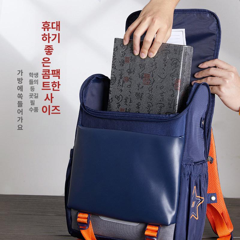 고급 붓 캘리그라피 서예 원목봉 전문가용 수묵화 모필 문방사우 황모필 입문 전통 키트 - 상세 이미지 3