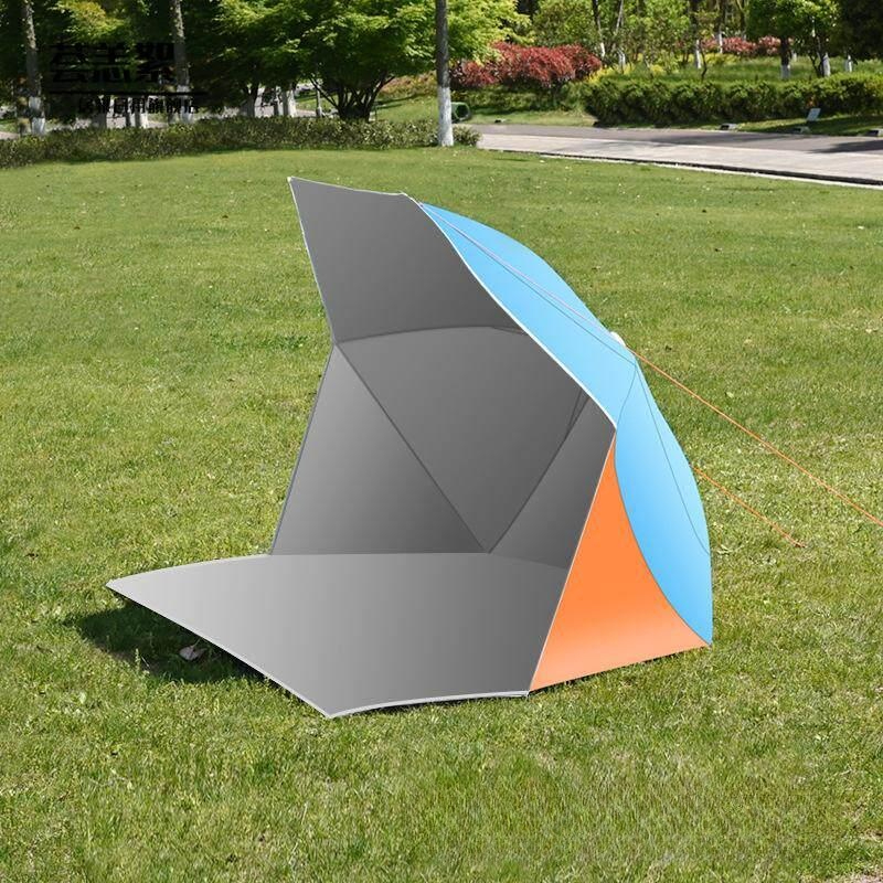 파라솔 우산 경량 접이식 대형 양산 그늘막 각도조절 해변 테라스 폴딩 경량텐트 마당 - 상세 이미지 2