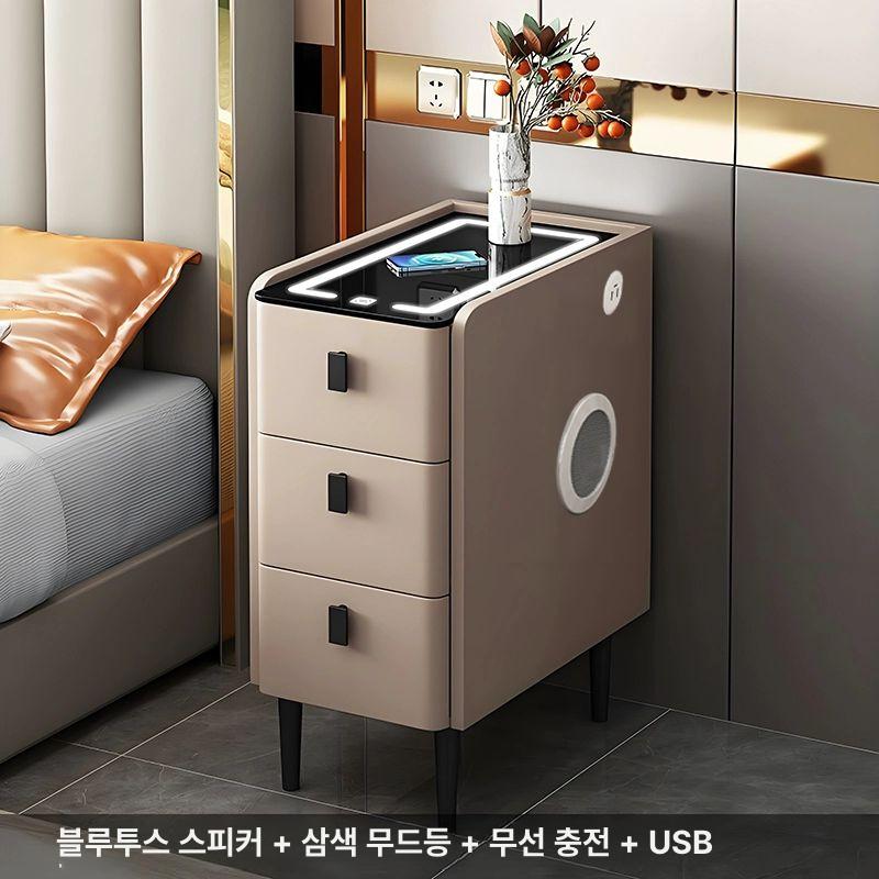 침대 옆 테이블 소파 틈새 수납 서랍 책상 화장대 미니 거실 침실 보조 가구 - 상세 이미지 5