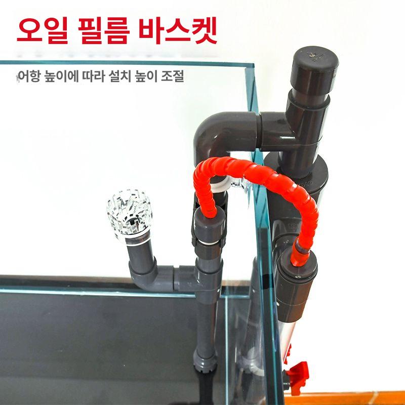 냄새 어항 스폰지 필터 튜브 교체 세라믹 키트 패드 바이오 스펀지 사육 오버플로우 박스 - 상세 이미지 4