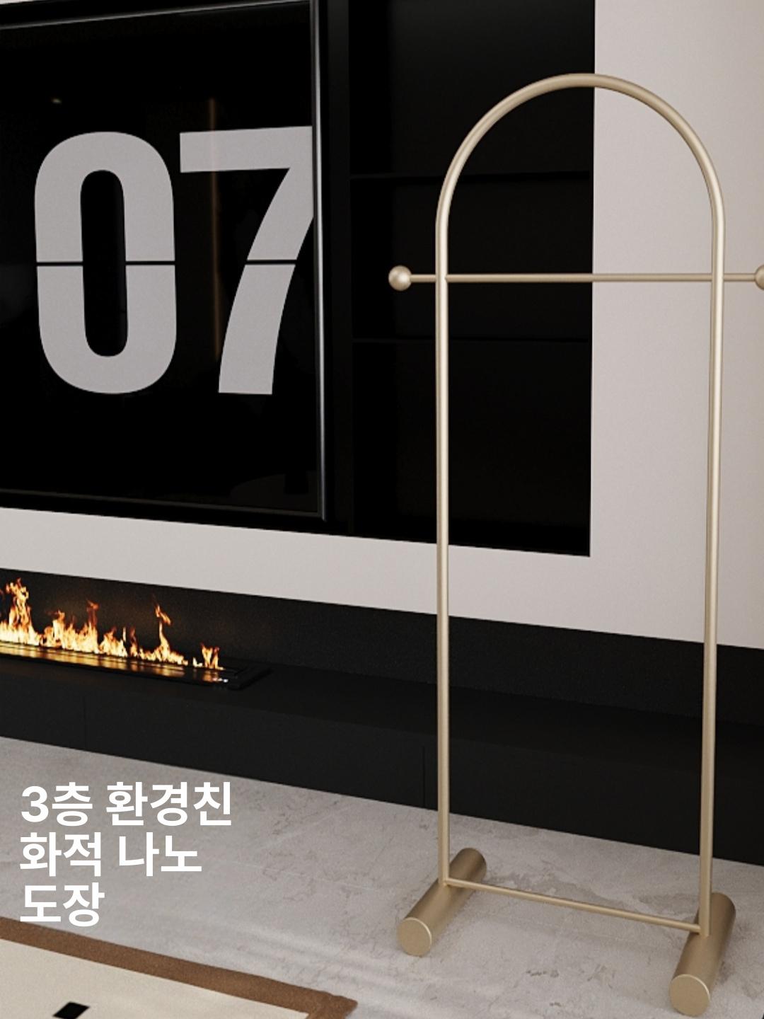 사다리형 행거 철제 긴옷 수납 인테리어 옷걸이 옷장 걸이 - 상세 이미지 5