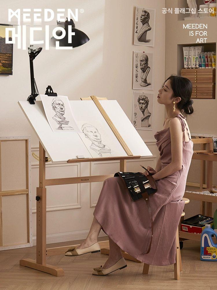 노르딕 도면제도기 미술 제도판 제도용 도안 전문가용 드래프터 데생 드로잉보드 - 상세 이미지 2