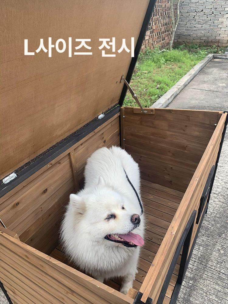 조립식 개집 사계절 반려견 대형견집 강아지집 펫하우스 애견하우스 실외견사 야외용 - 상세 이미지 4