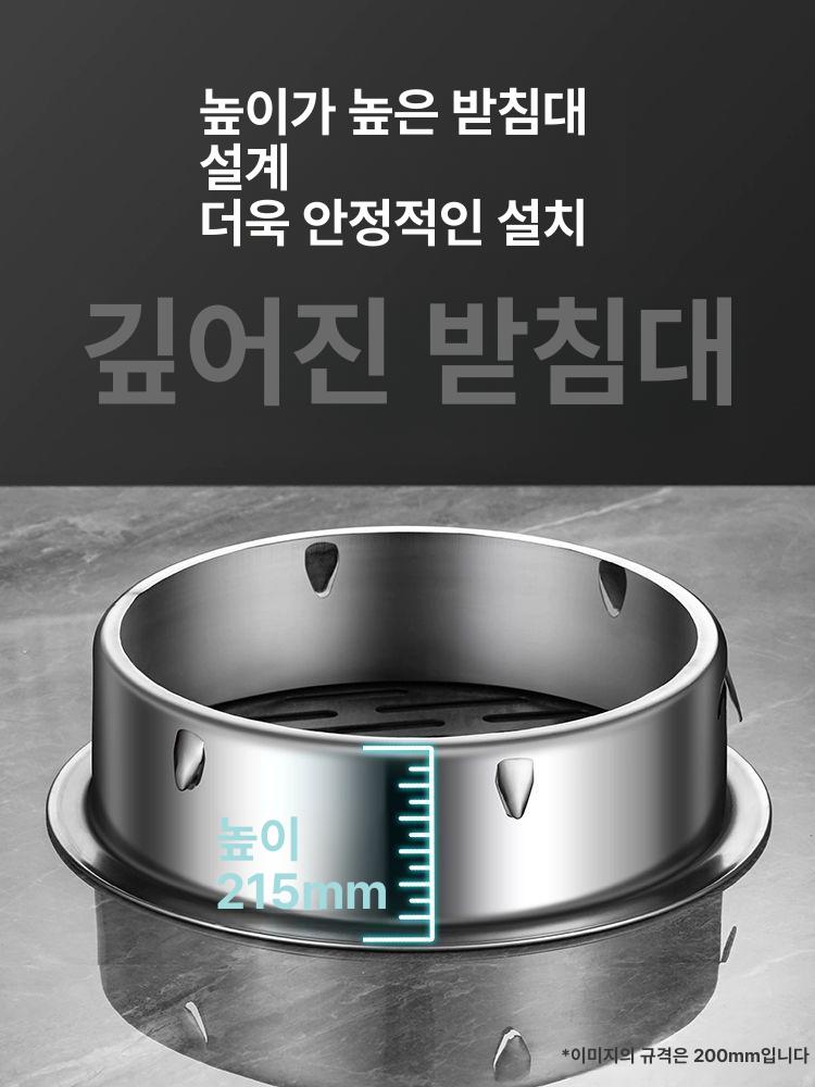 루프드레인 지붕 우수 옥상 루프 커버 스테인레스 트랩 파이프 우수드레인 발코니 거름망 - 상세 이미지 4