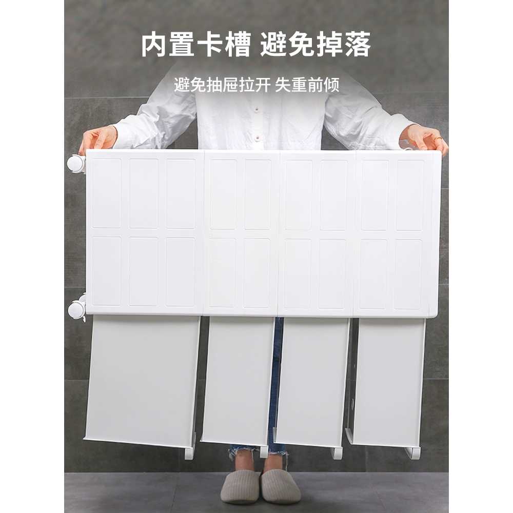 틈새장 주방 플라스틱 선반 욕실 팬트리장 홈바 김치냉장고장 홈카페장 타입 부엌 - 상세 이미지 4