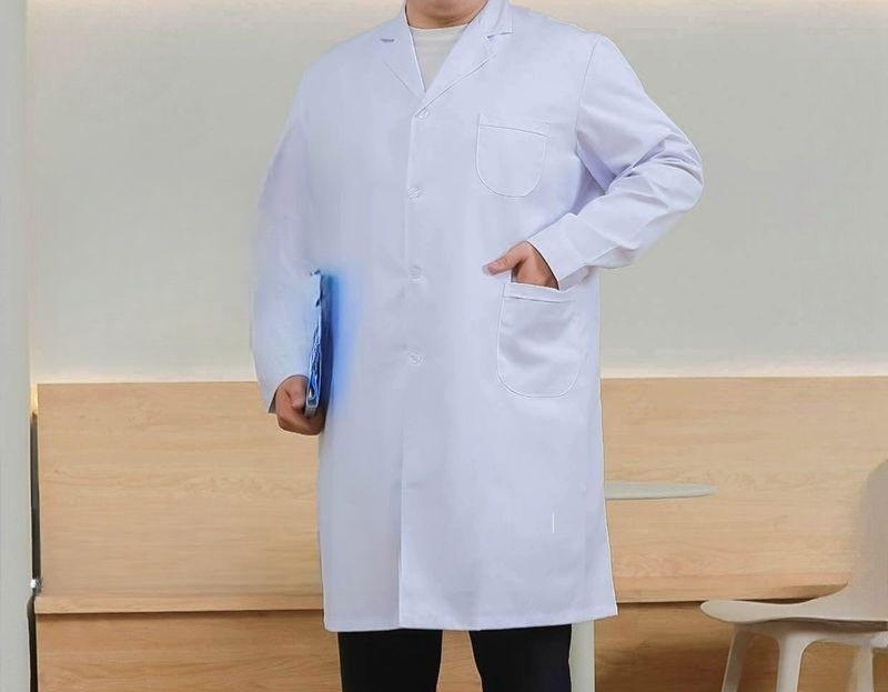 실험복 남성 빅사이즈 반팔 긴팔 병원 유니폼 네일관리 가운 - 상품 이미지