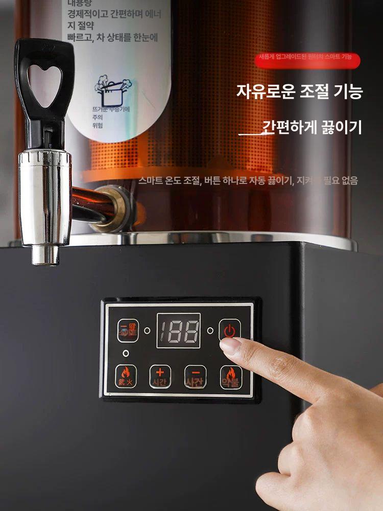 전기 약탕기 투명 유리 필터 가정용 다용도 건강차 한약 중탕기 보일러 포트 - 상세 이미지 4