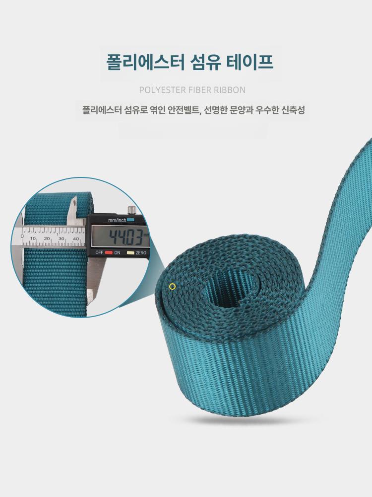 건설 안전하네스 고소작업 로프 추락방지 충격흡수 후크 전신 안전대 전체식벨트 - 상세 이미지 3
