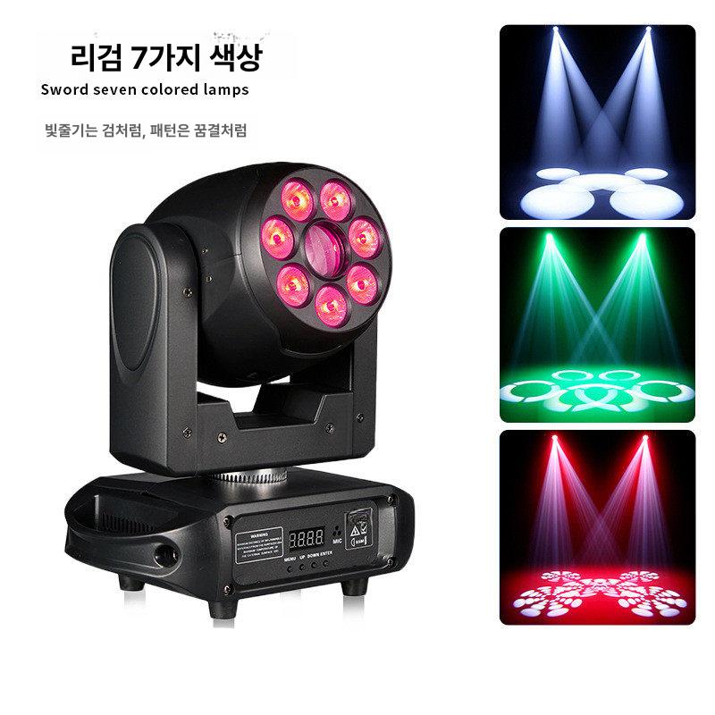 100W 무대조명 웨딩 라이브 공연 효과 무빙라이트 바 클럽 펍 특수조명 고보 램프 - 상세 이미지 4
