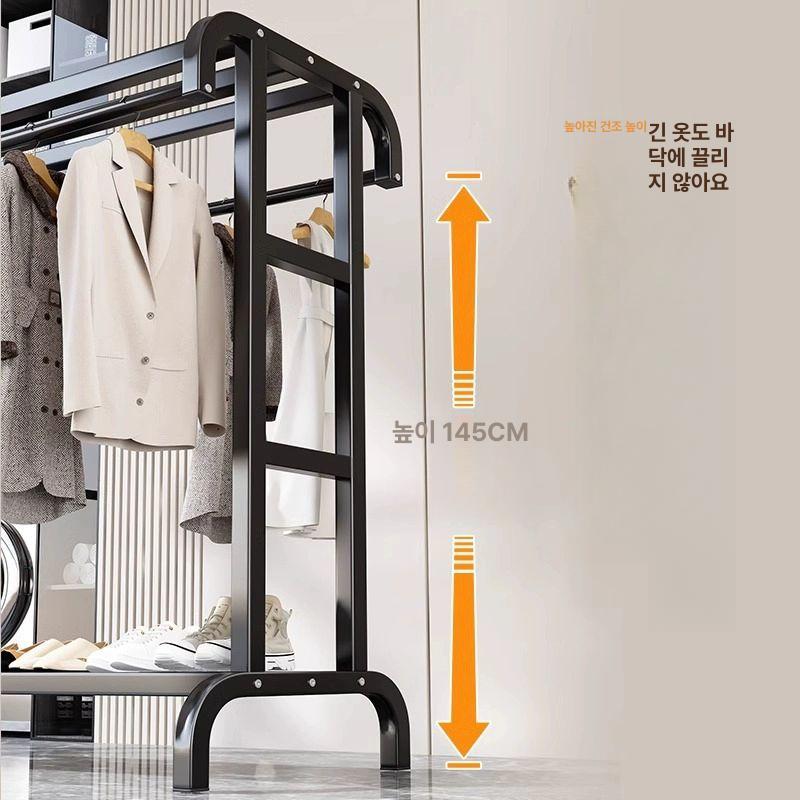 대형 빨래건조대 올스텐 실내 베란다 원룸 올스텐빨래건조대 빨래대 건조대 이불 발코니 - 상세 이미지 4