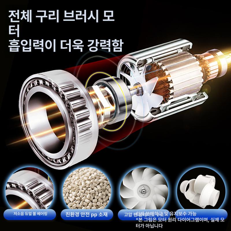 환풍기 모터 강력 배기팬 주방용 산업용 닥트 후드팬 3인치 4인치 고기집 환기용 - 상세 이미지 3