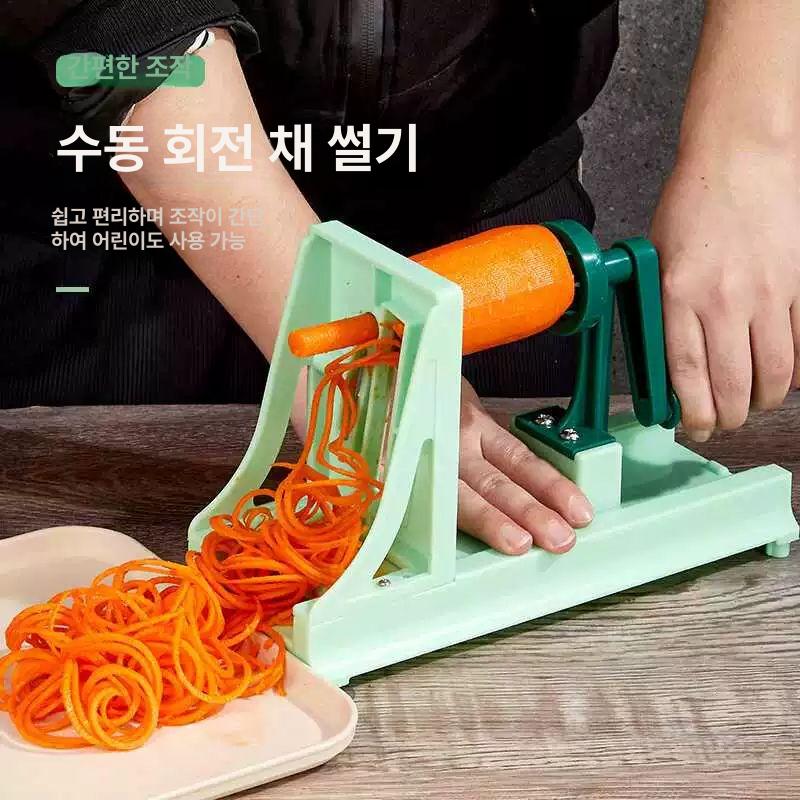 회전 만능채칼 채써는기계 다기능 슬라이스 양배추 안전 업소용채칼 다용도 당근채칼 - 상세 이미지 4