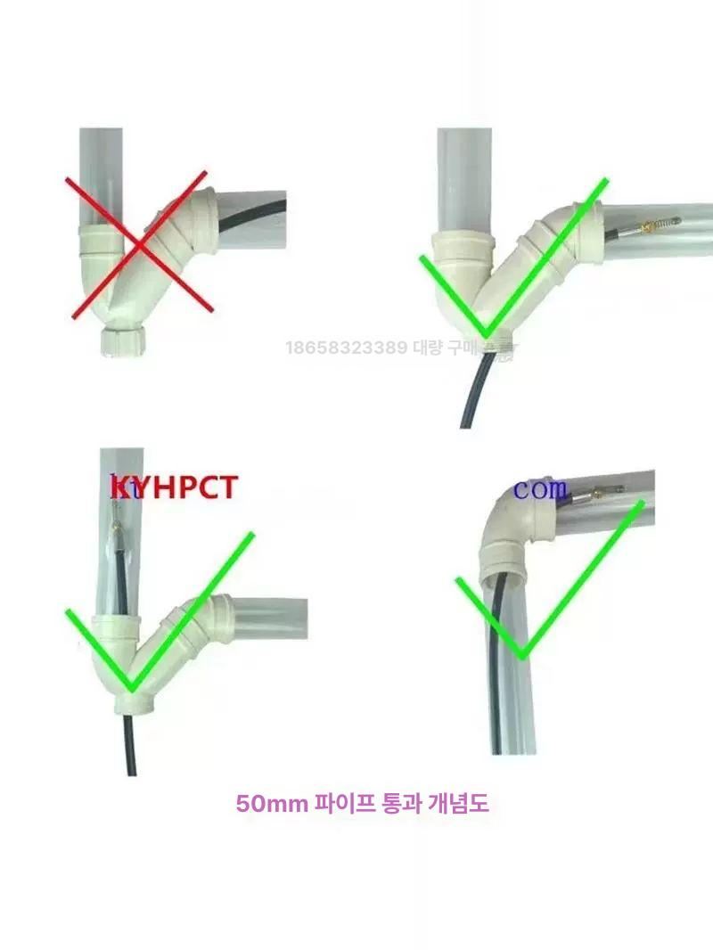 하수구 제거기 배관청소 고압 화장실 막힘 배수구 싱크대 파이프 관통기 하수관 준설 - 상세 이미지 4