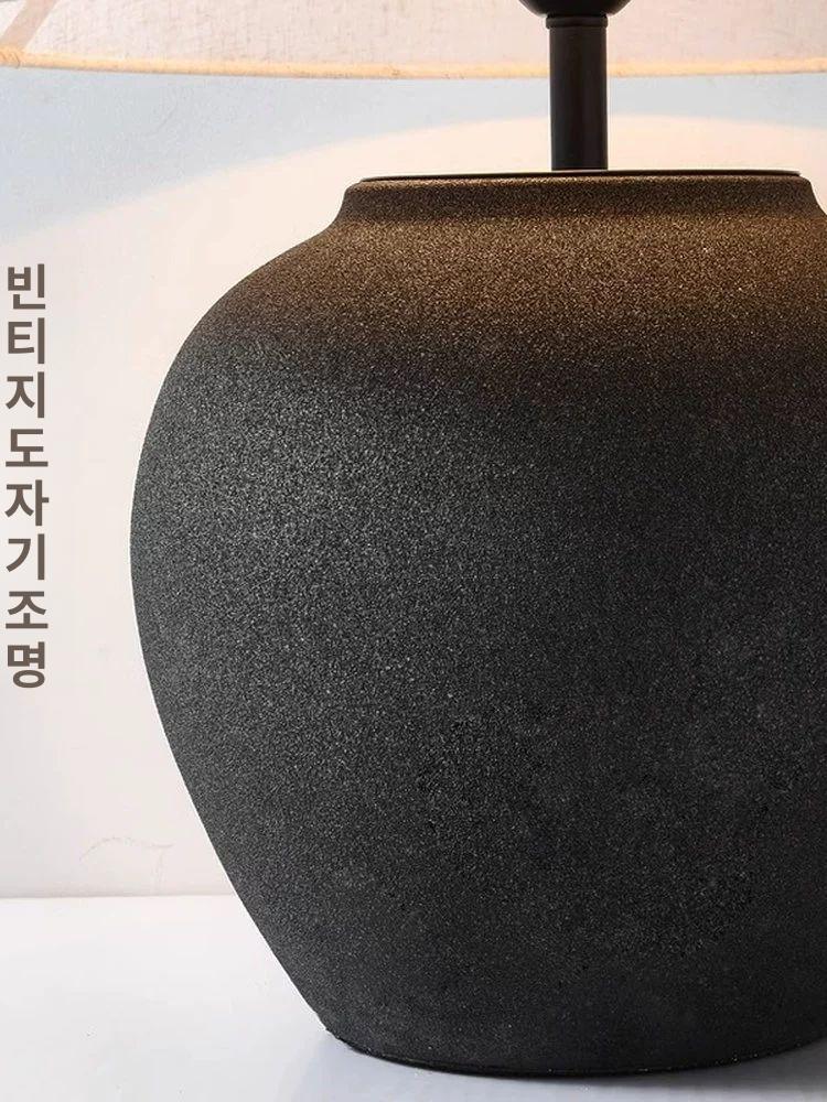 스튜디오 조명 유럽무드 분위기 무드등 인테리어 달항아리 레트로 테이블스탠드 감성 - 상세 이미지 5