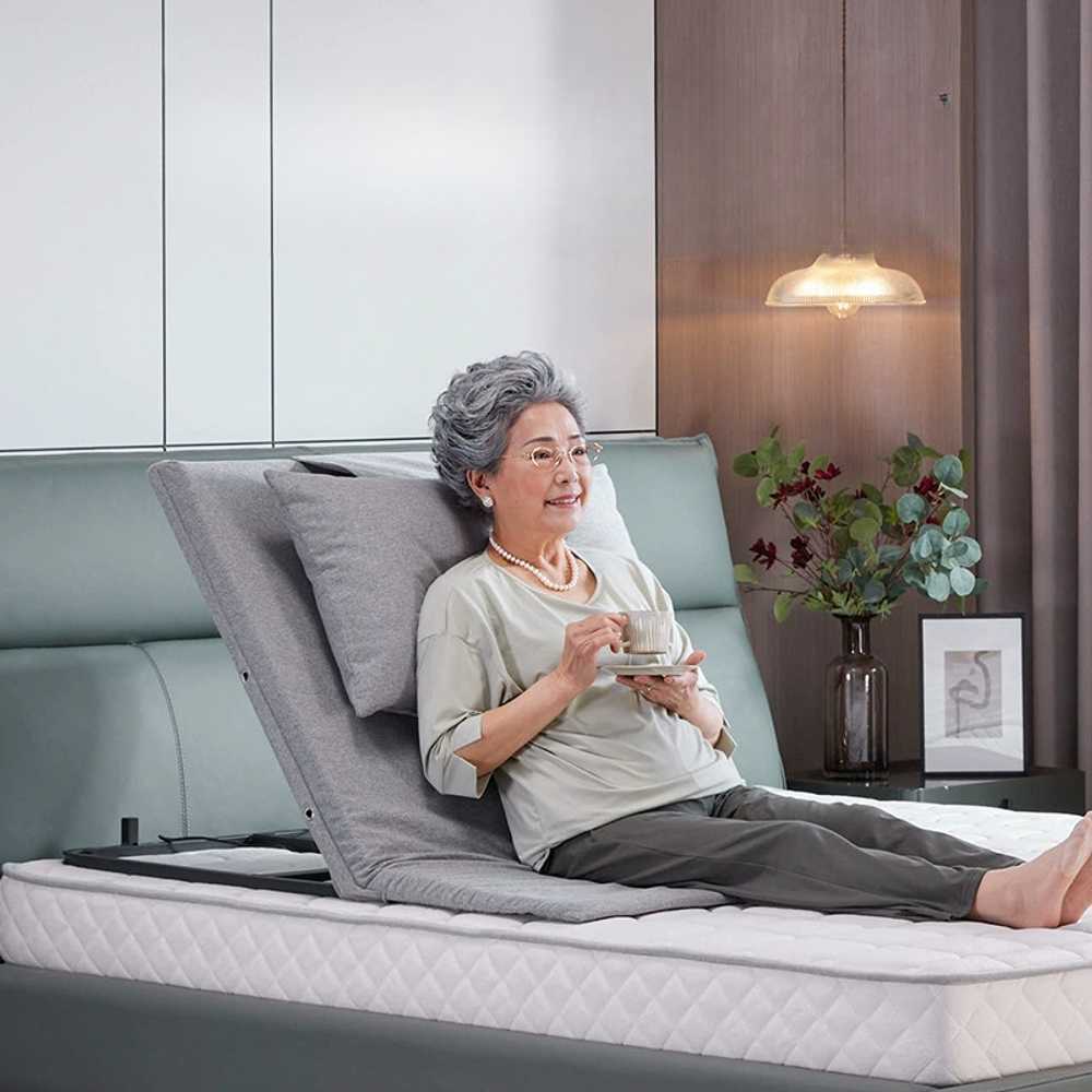 가정용 전동 침대 움직이는 의료용 손잡이 리프팅 리클라이너 대여 병원 환자 - 상품 이미지