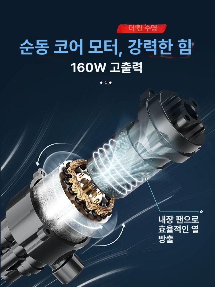 무선 분사건 세차 셀프 다용도 세차기 충전식 세트 충전 초강력 버블건 유선 배터리 관수기 - 상세 이미지 2