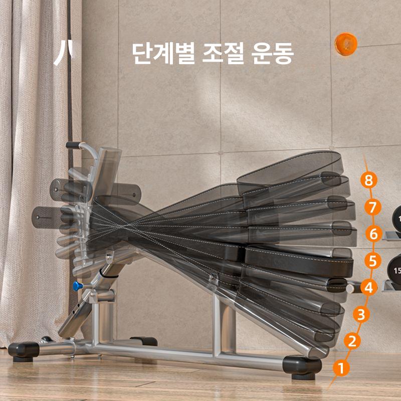 싯업보드 운동기구 각도조절 가정용 싯업바 복근 의자 뱃살 벤치 복부 싯업 복근운동 - 상세 이미지 4