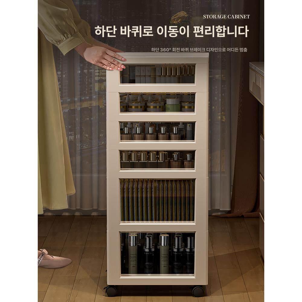 캐비닛 수납장 이동식서류정리함 바퀴 파일보관함 서랍형 수납형 서류캐비넷 정리대 - 상세 이미지 3